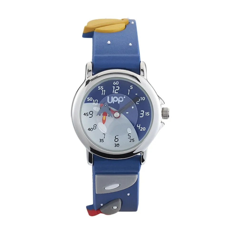 Montre Upp Planete Blanc Et Bleu
