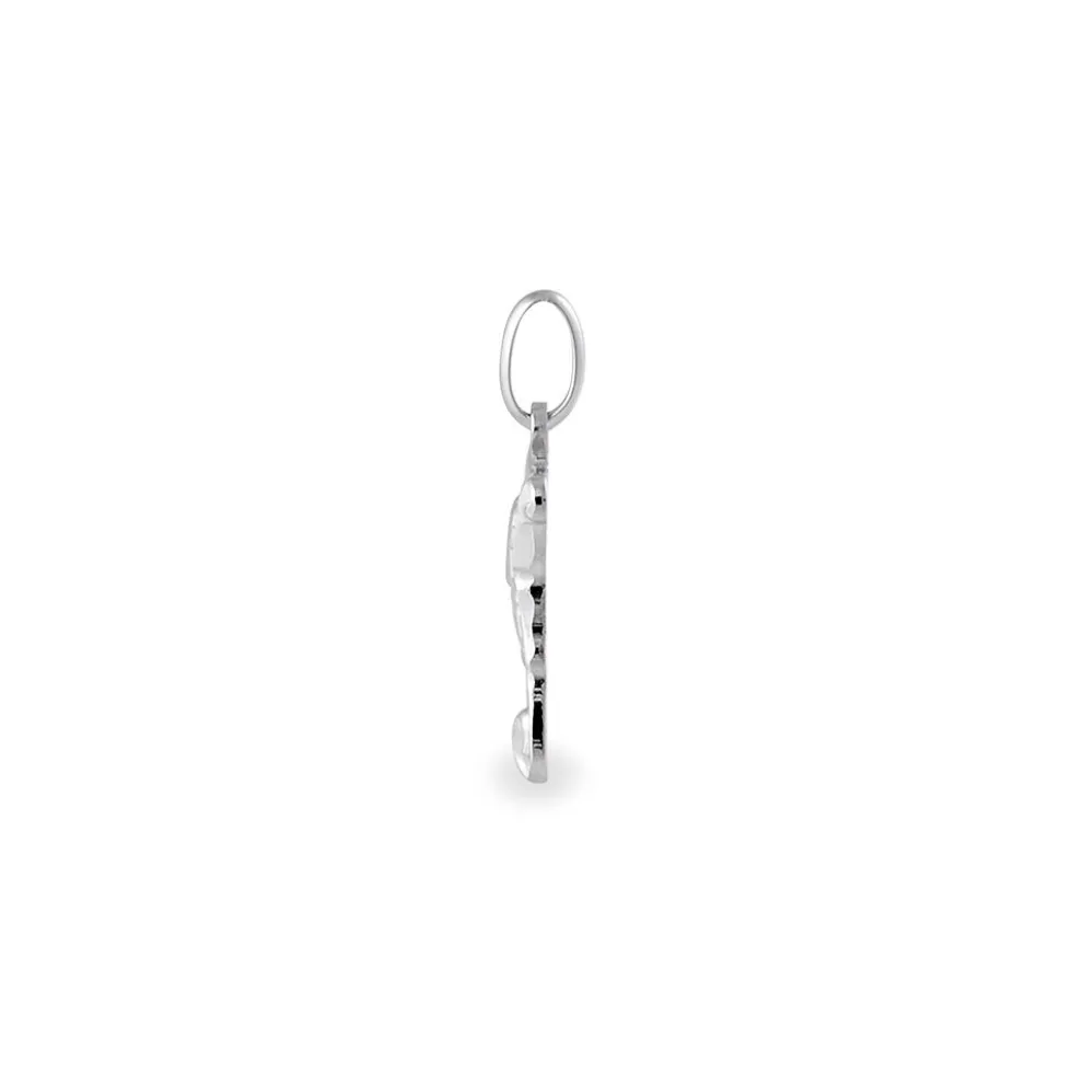 Pendentif Afia Argent Blanc
