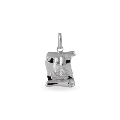Pendentif Afia Argent Blanc