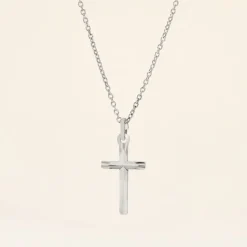 Pendentif Aisse Argent Blanc