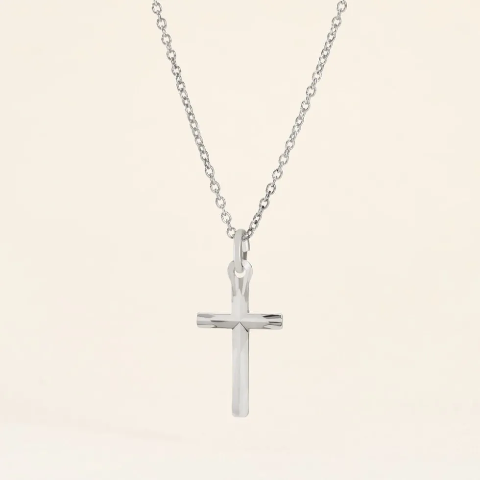 Pendentif Aisse Argent Blanc