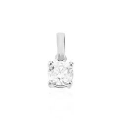 Pendentif Aliona Or Blanc Diamant