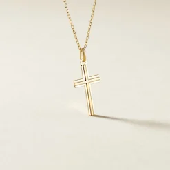 Pendentif Amaelle Croix Or Jaune
