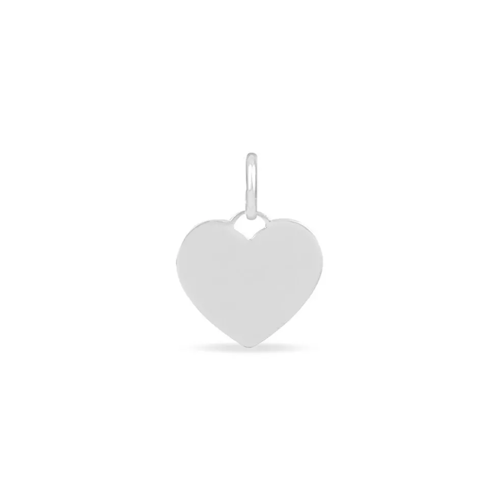 Pendentif Ange Coeur Or Blanc