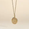 Pendentif Ange Rond Or Jaune