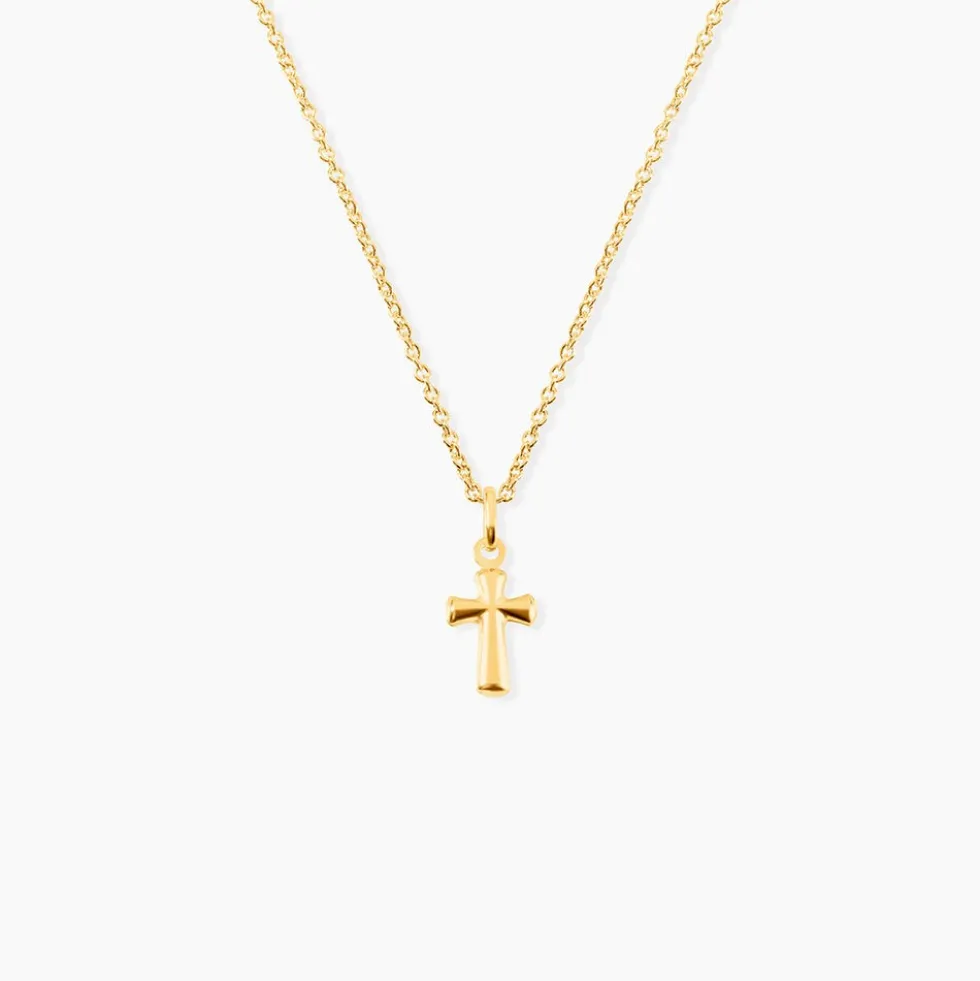 Pendentif Annabel Croix Or Jaune