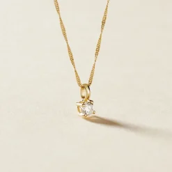 Pendentif Aphrodite Or Jaune Diamant