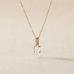 Pendentif Aphrodite Or Jaune Diamant
