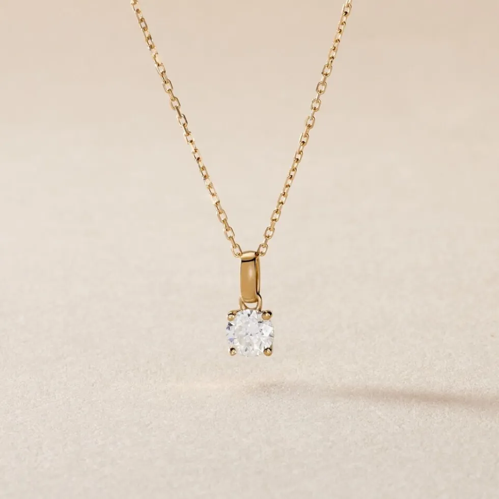Pendentif Aphrodite Or Jaune Diamant
