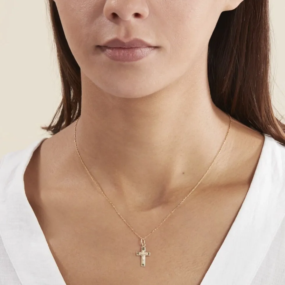 Pendentif Arabel Croix Or Jaune