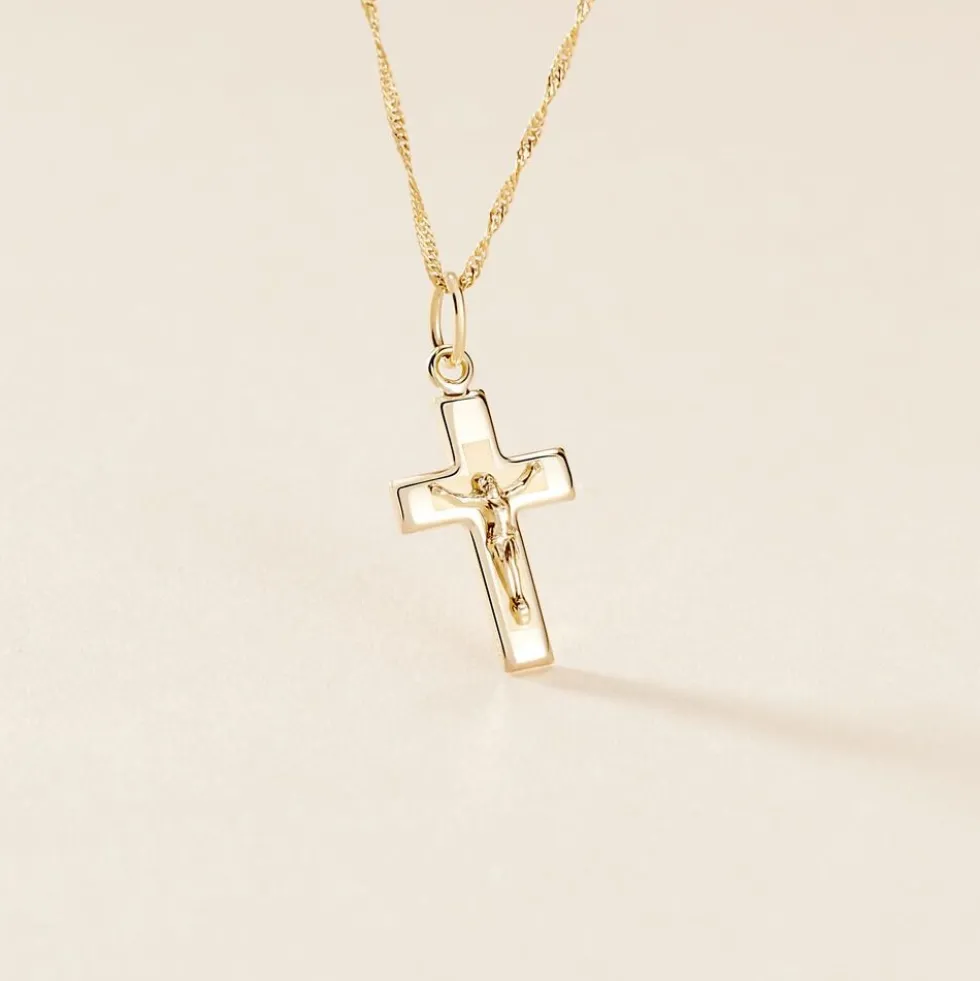 Pendentif Arabel Croix Or Jaune