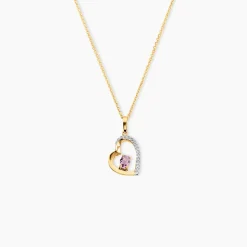 Pendentif Arduinna Or Jaune Améthyste