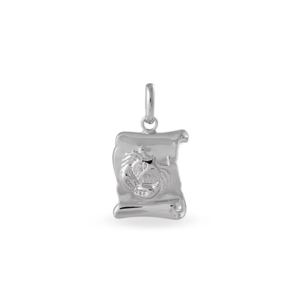 Pendentif Azeline Argent Blanc