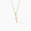 Pendentif Basilissa Croix De Vie Or Jaune