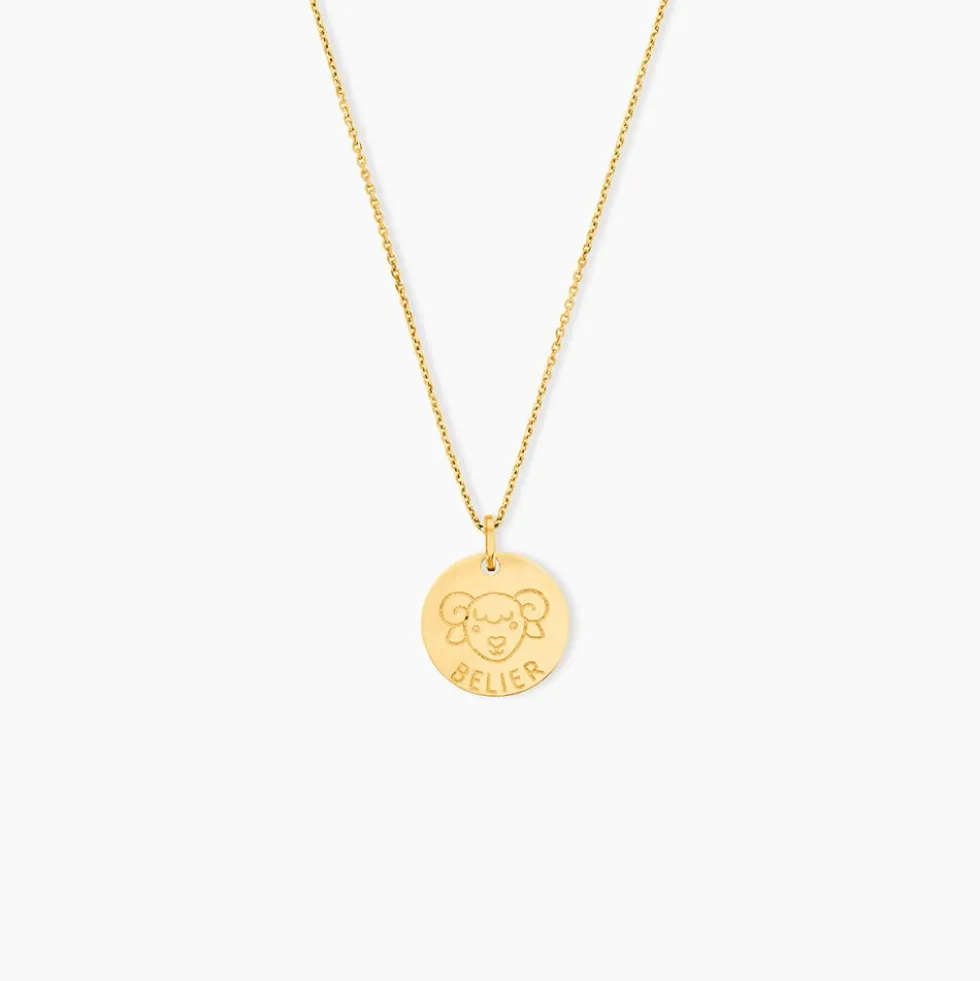 Pendentif Bergonia Zodiaque Or Jaune