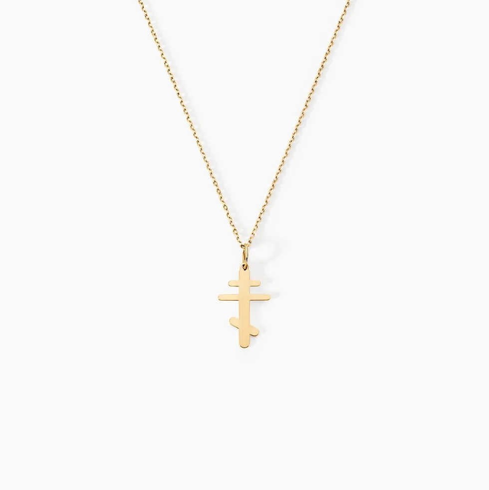 Pendentif Cobeia Orthodoxe Or Jaune
