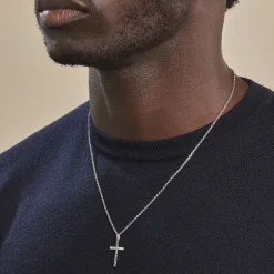 Pendentif Desilia Ciselée Argent Blanc