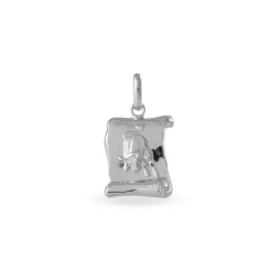 Pendentif Djaida Argent Blanc