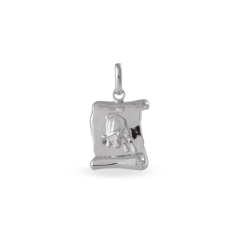 Pendentif Djaida Argent Blanc