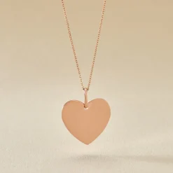 Pendentif Eba Argent Rose