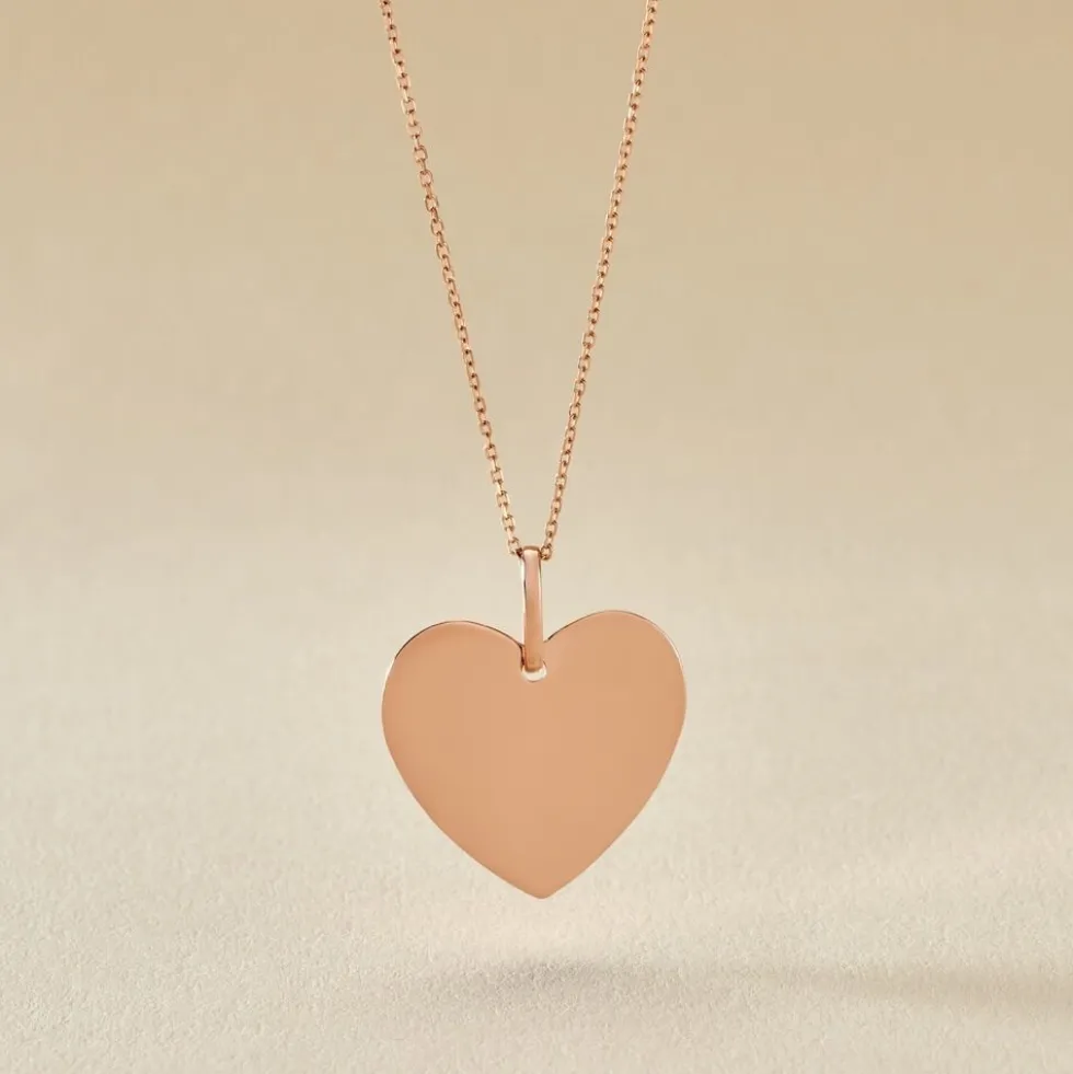 Pendentif Eba Argent Rose