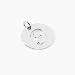 Pendentif Efiso Argent Blanc