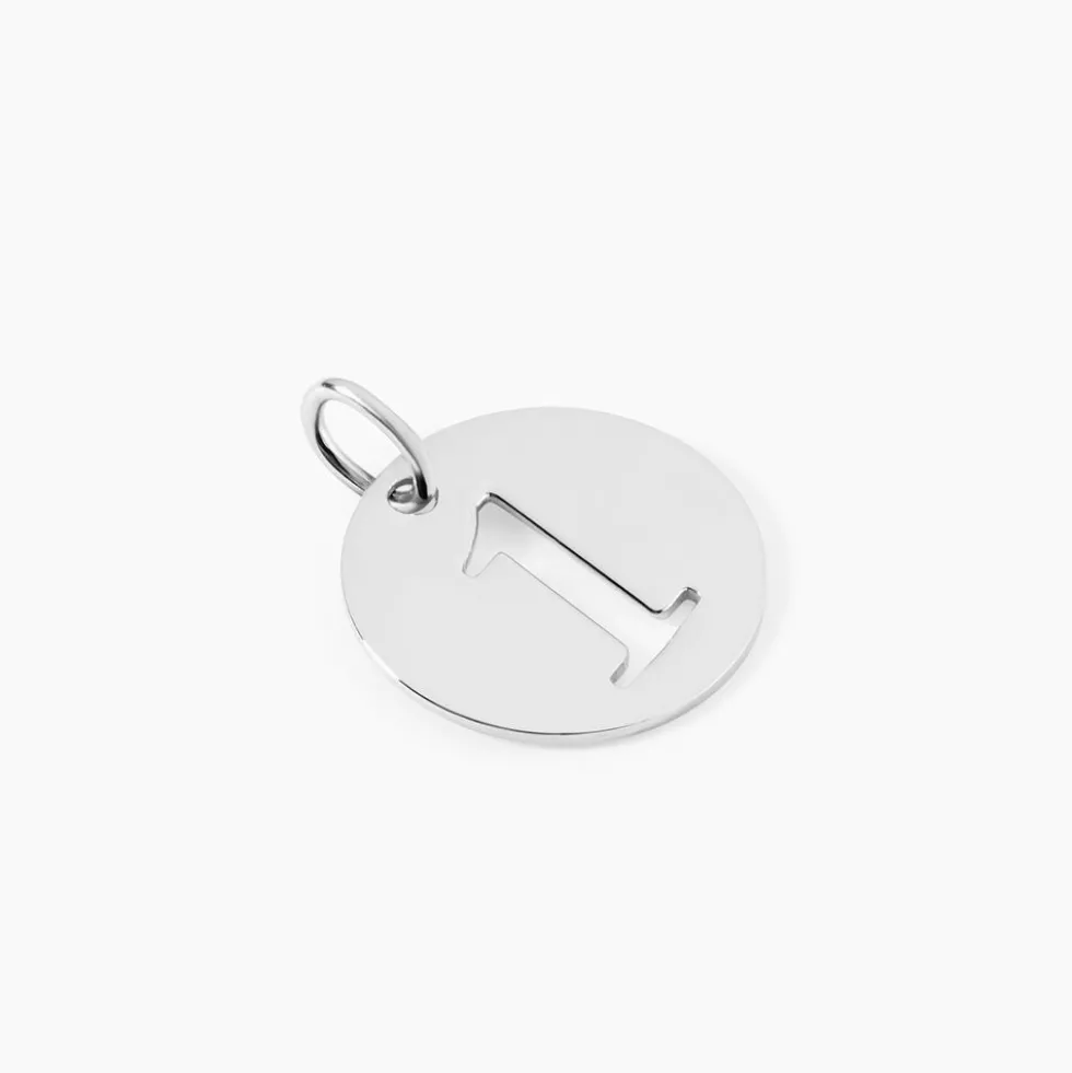 Pendentif Efiso Argent Blanc