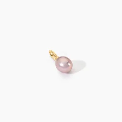 Pendentif Elbertina Or Jaune Perle De Culture