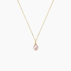 Pendentif Elbertina Or Jaune Perle De Culture