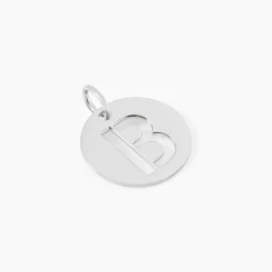 Pendentif Elio B Argent Blanc
