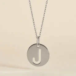 Pendentif Elio J Argent Blanc