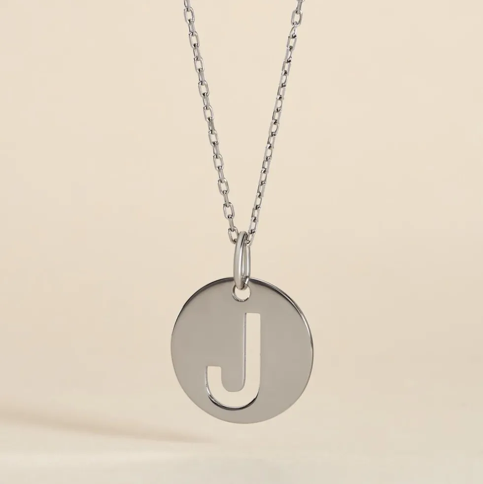 Pendentif Elio J Argent Blanc