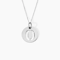Pendentif Elio O Argent Blanc