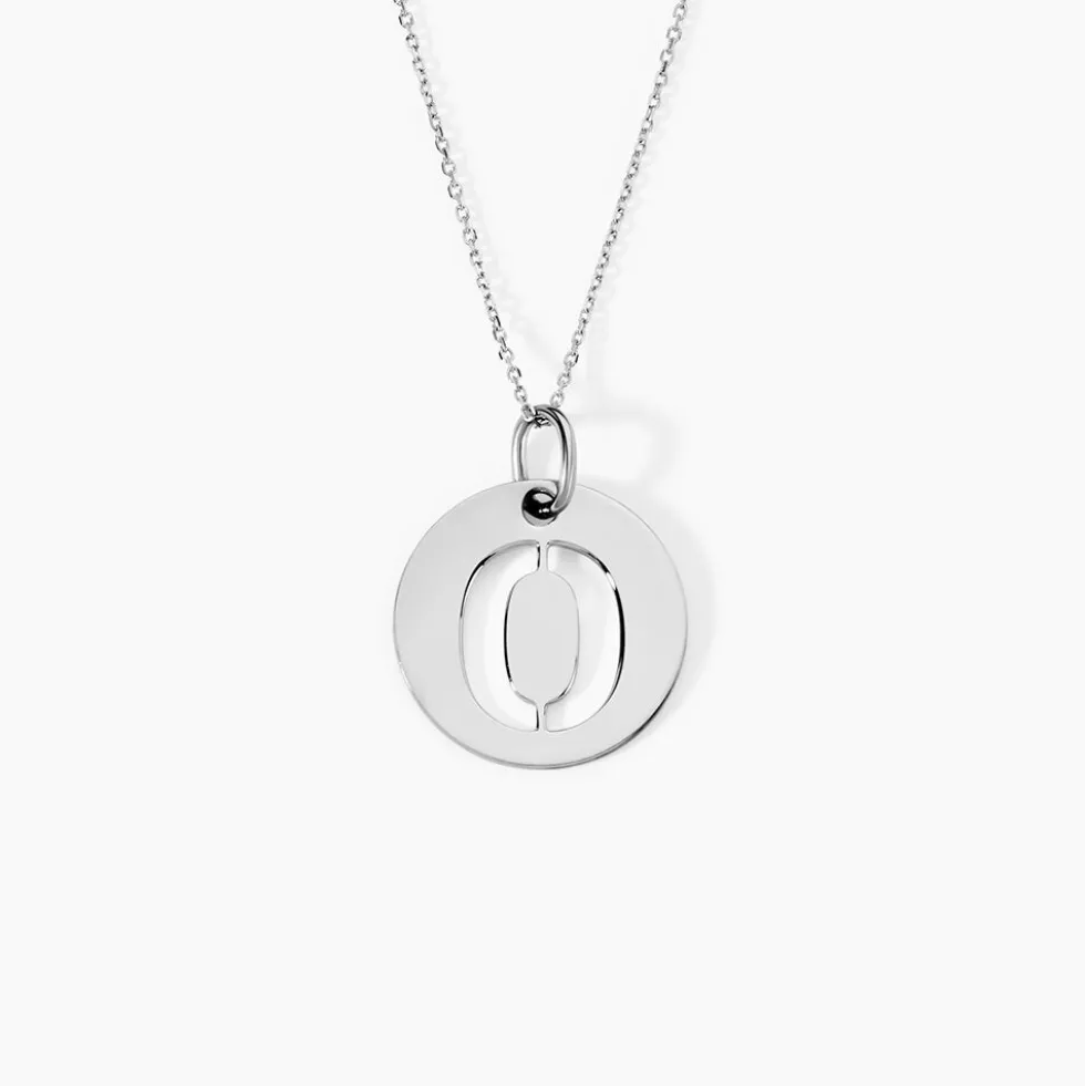 Pendentif Elio O Argent Blanc