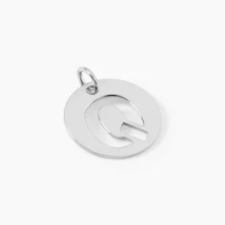 Pendentif Elio Q Argent Blanc