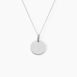 Pendentif Elisandre Argent Blanc