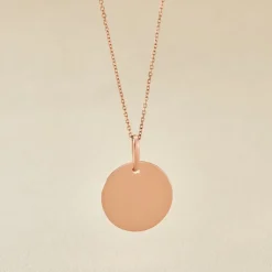 Pendentif Elisandre Argent Rose