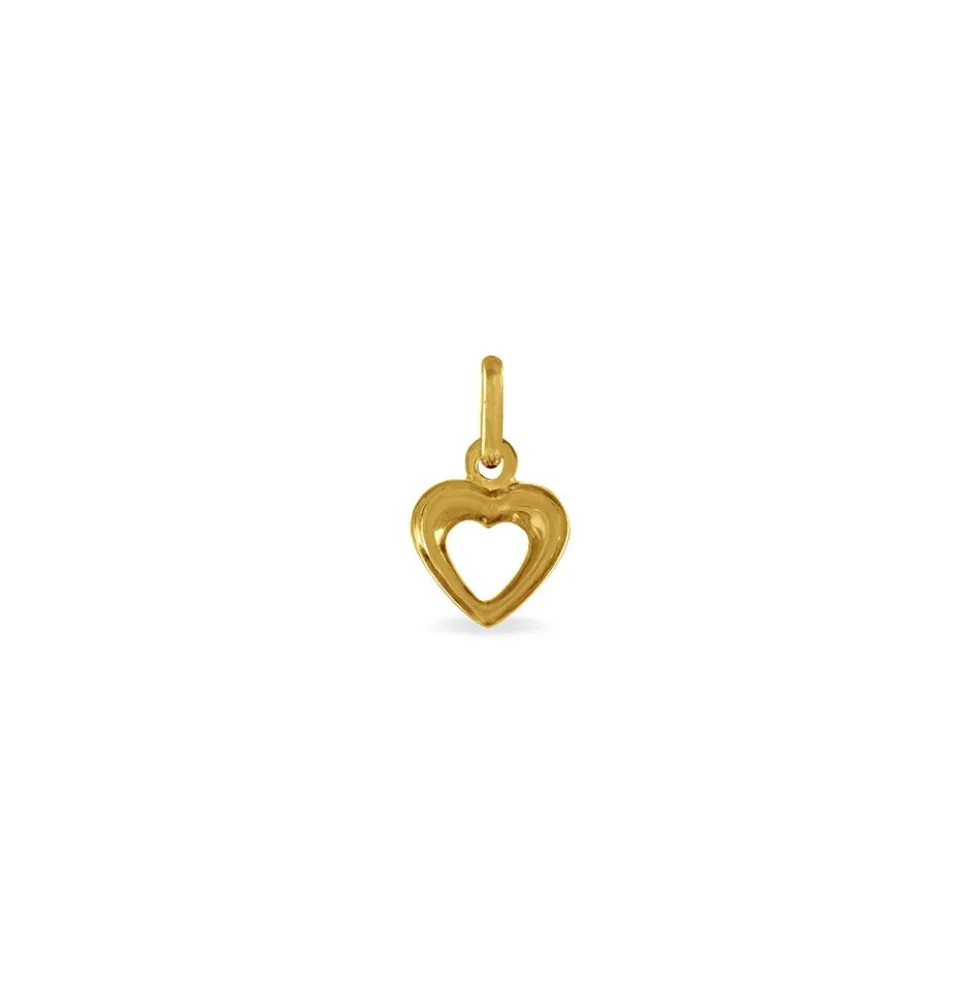 Pendentif Eudocie Coeur Bombe Or Jaune
