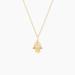 Pendentif Fatima Or Jaune