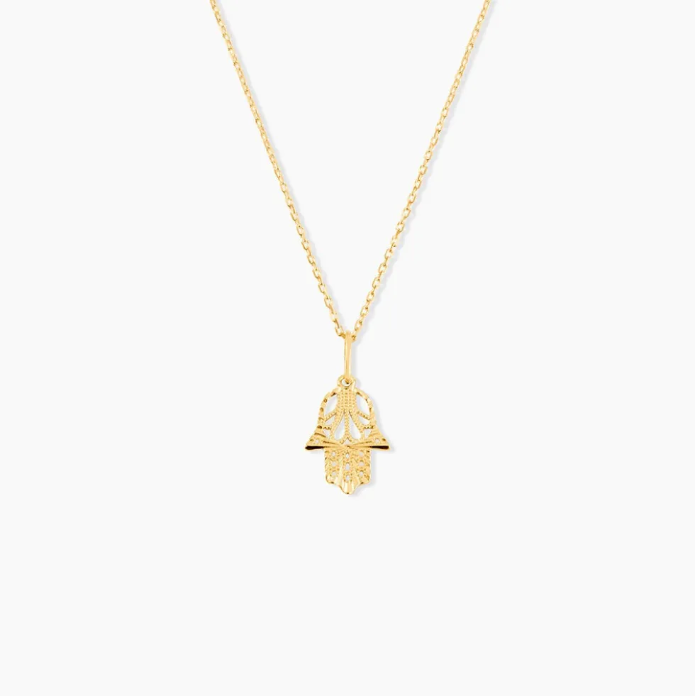 Pendentif Fatima Or Jaune