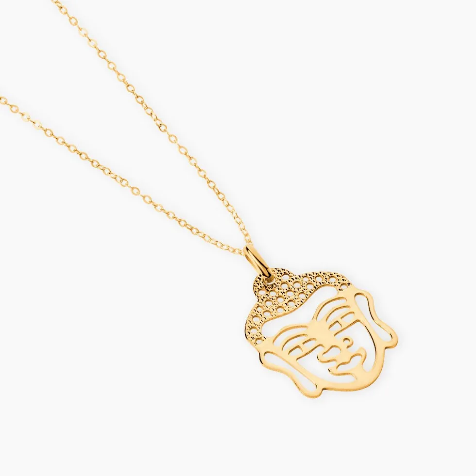 Pendentif Fazzia Bouddha Or Jaune