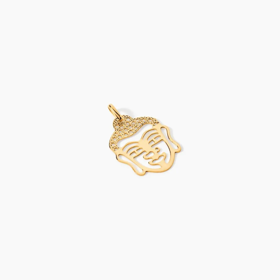 Pendentif Fazzia Bouddha Or Jaune