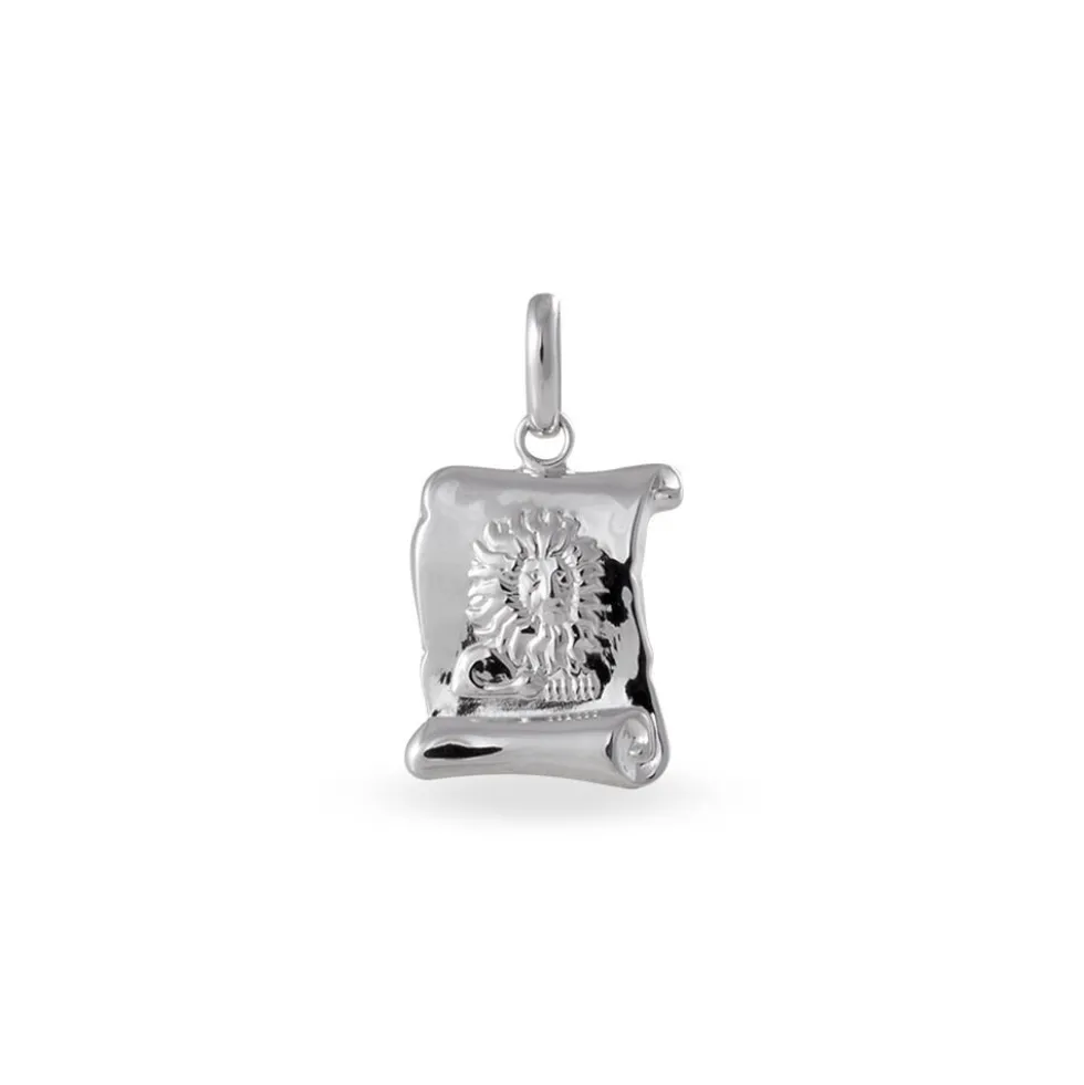 Pendentif Francille Argent Blanc