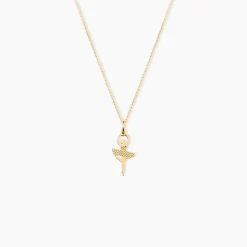 Pendentif Gabinia Danceuse Or Jaune