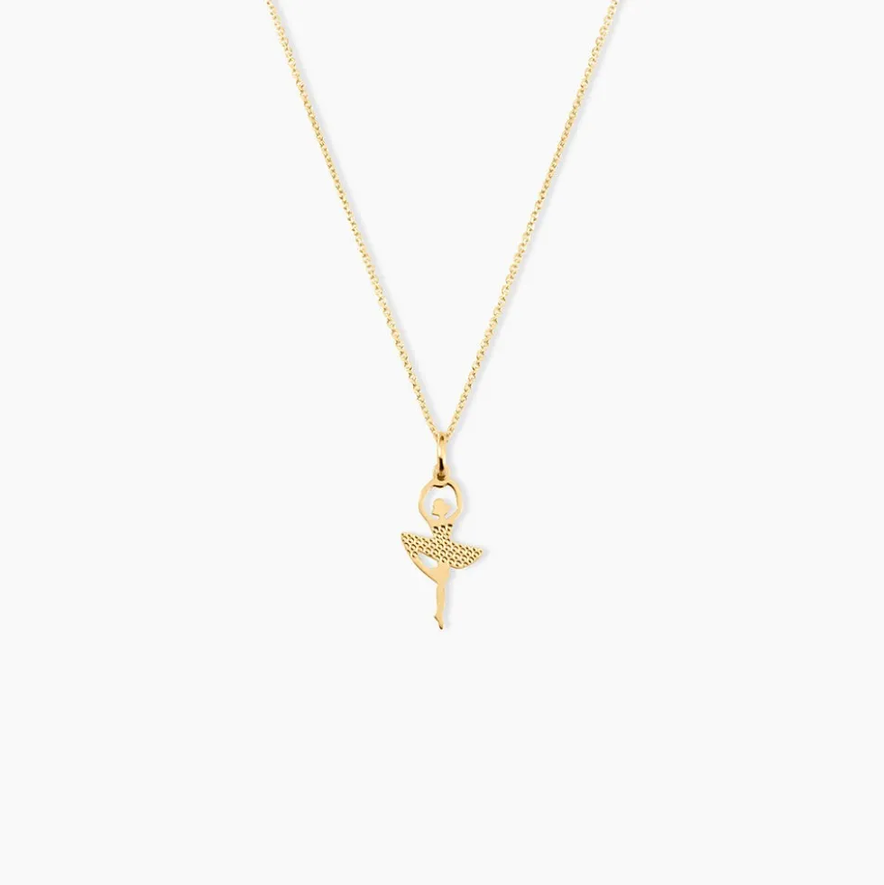 Pendentif Gabinia Danceuse Or Jaune