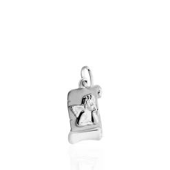Pendentif Hanne Ange Parchemin Or Blanc