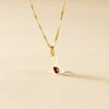 Pendentif Helidie Coccinelle Lettre Or Jaune
