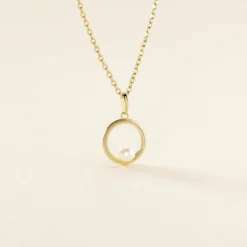 Pendentif Imelie Or Jaune Perle De Culture