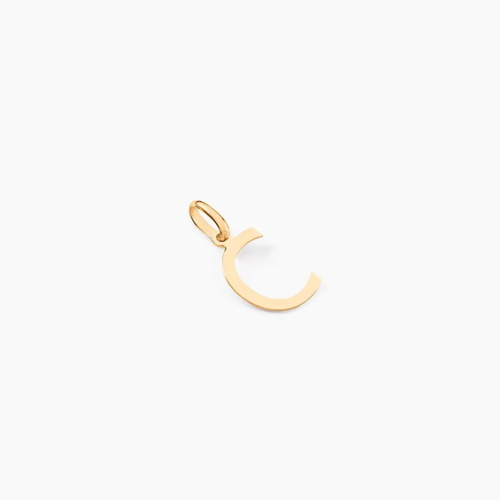 Pendentif Ionia Lettre Or Jaune