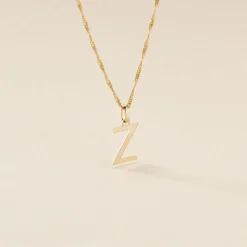 Pendentif Ionia Lettre Or Jaune
